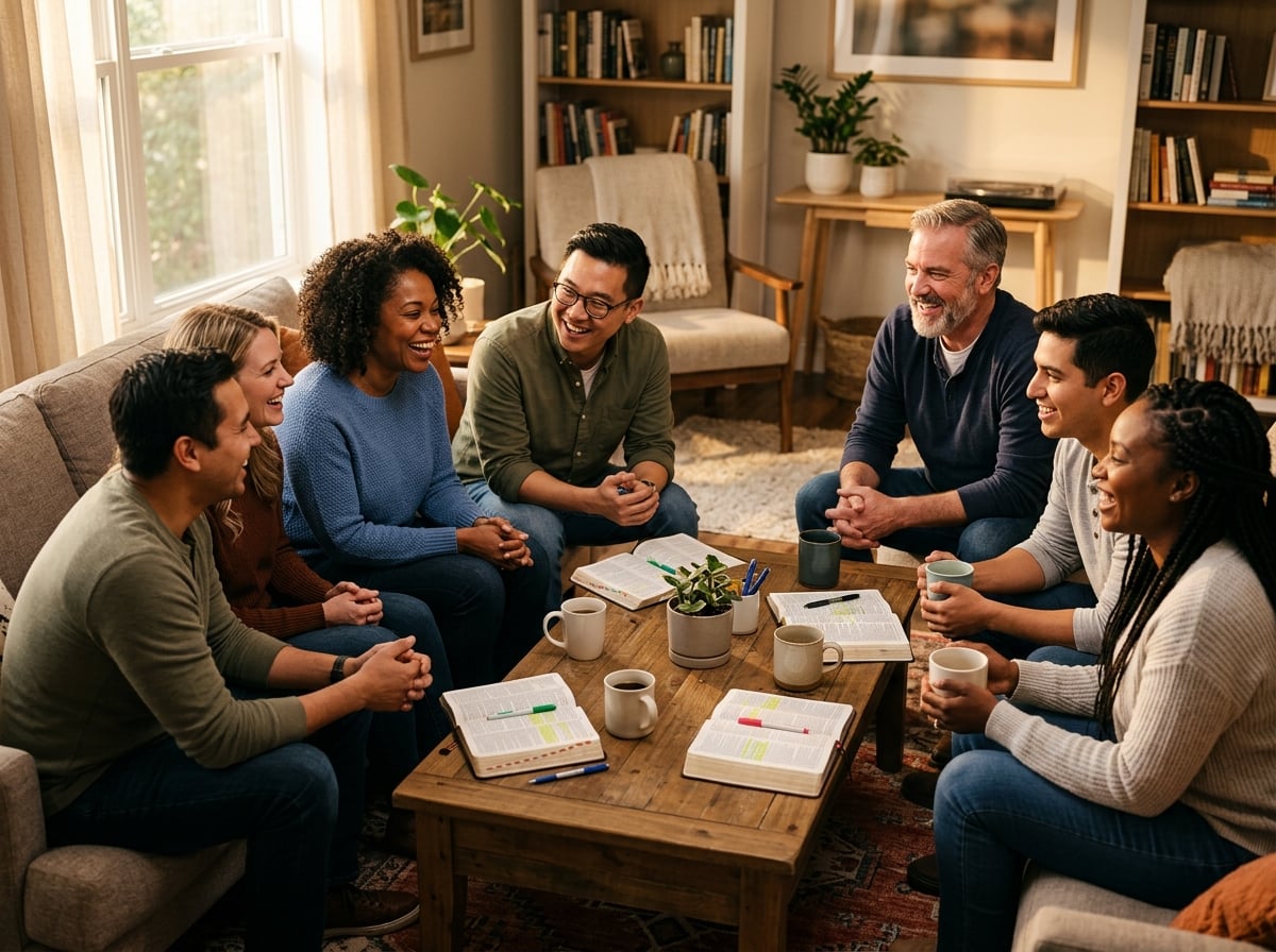 Small group in a home